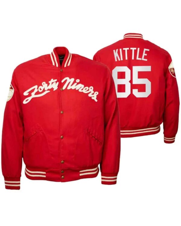 George Kittle NFL San Francisco 49ers Satin Jacket