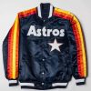 Houston Astros MLB Satin Bomber Jacket