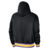 Los Angeles Lakers Nike Black/Blue 2021/22 City Edition Courtside Hooded Full-Zip Bomber Jacket