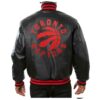 Jeff Hamilton Toronto Raptors Black Leather Jacket