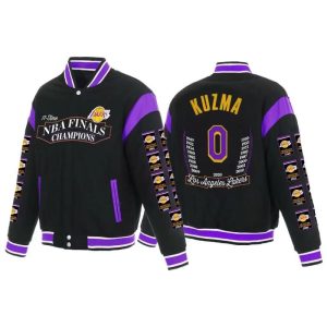 Kyle Kuzma 0 Polyester Los Angeles Lakers Jacket