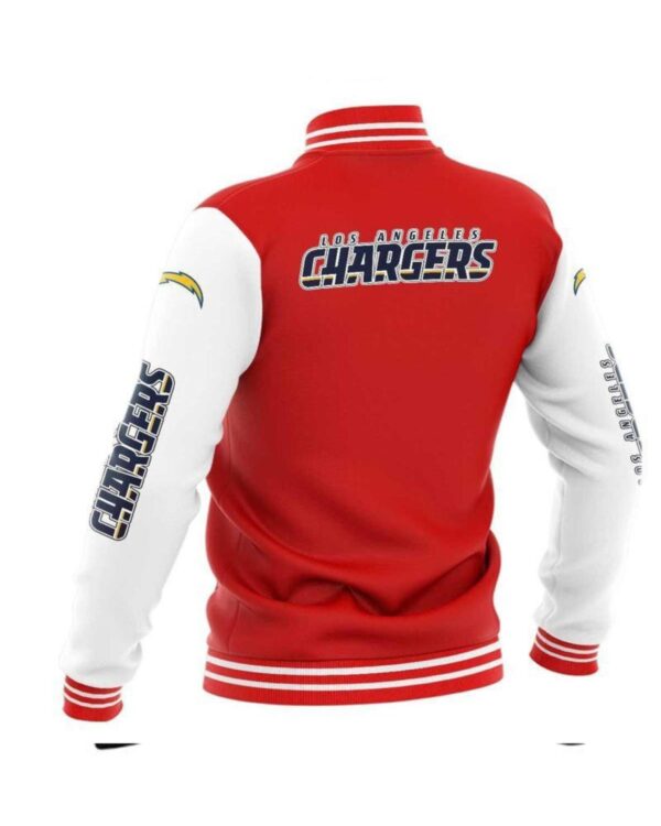 Los Angeles Chargers Cute Pullover Red Baseball Jacket