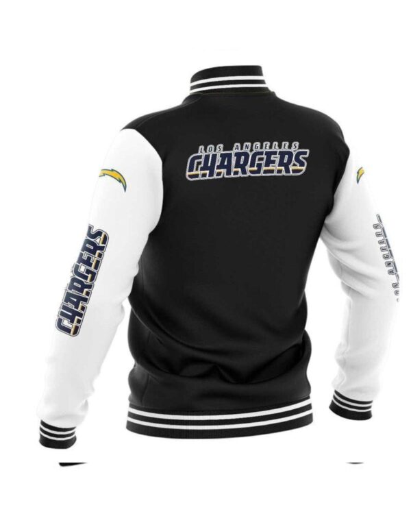 Los Angeles Chargers Cute Pullover Black Baseball Jacket