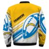 Los Angeles Chargers Bomber Jacket graphic ultra-balls