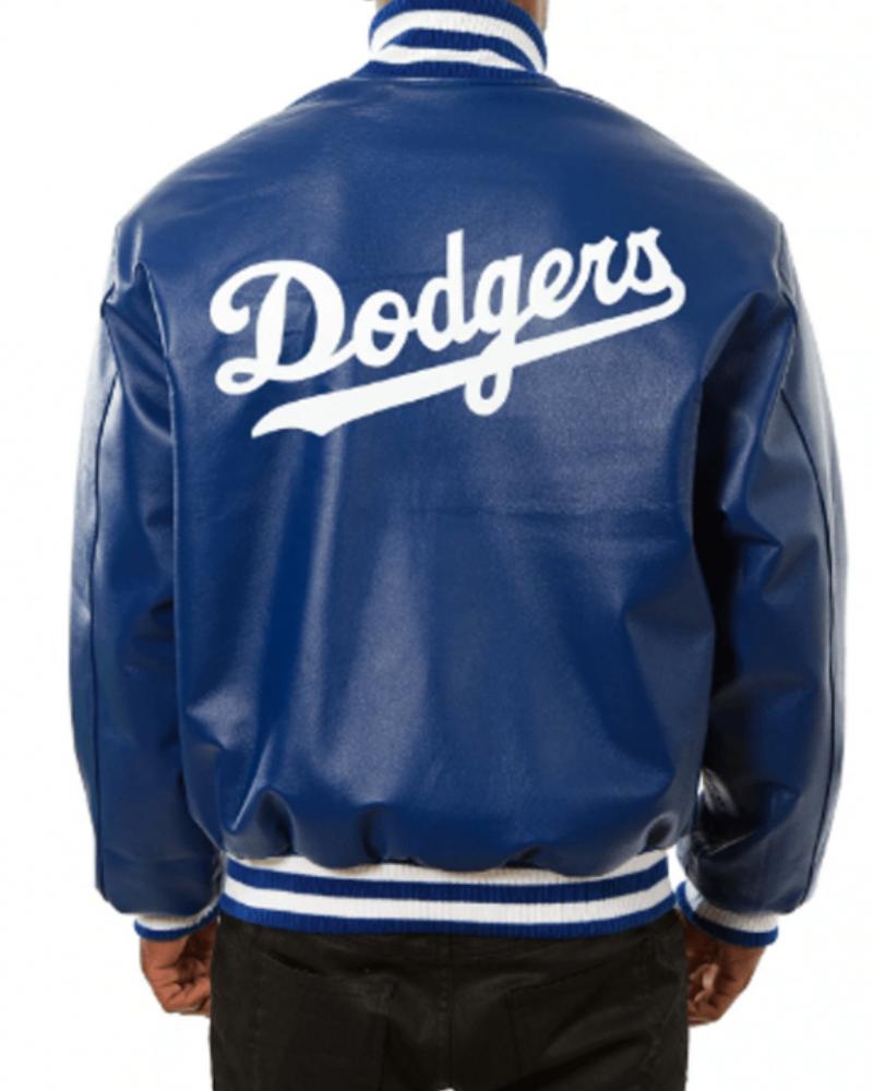 Men's Los Angeles Dodgers Mitchell & Ness Royal Lightweight Satin Full-Snap  Jacket