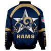 Los Angeles Rams Graphic Running Bomber Jacket