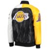 Lakers Starter Purple/Gold/White Tricolor Remix Raglan Full-Snap Jacket