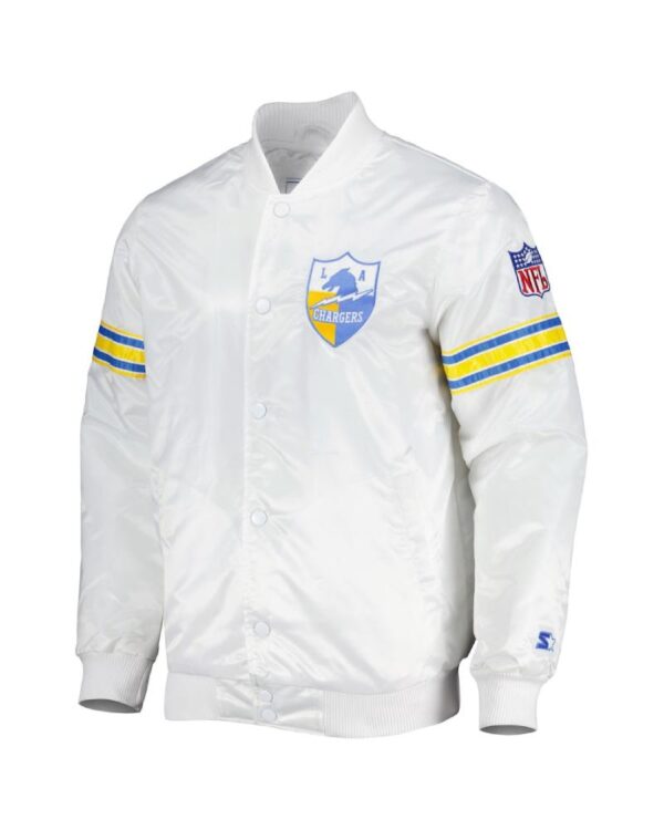 Los Angeles Chargers Starter White The Power Forward Jacket