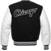 MLB Black And White Chicago White Sox Varsity Jacket