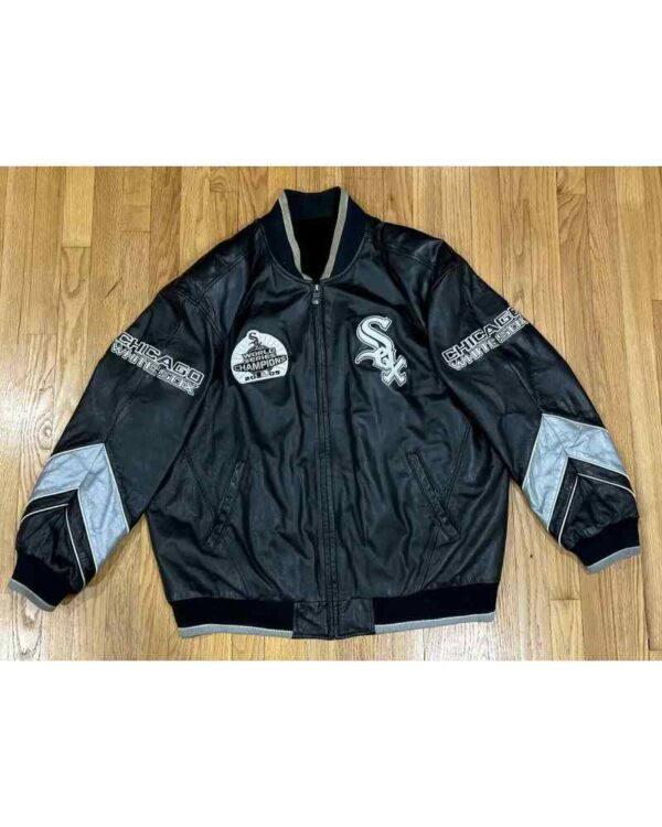 2005 World Series Champions White Sox Leather Jacket