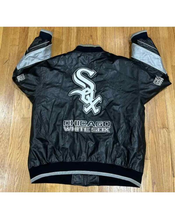 2005 World Series Champions White Sox Leather Jacket