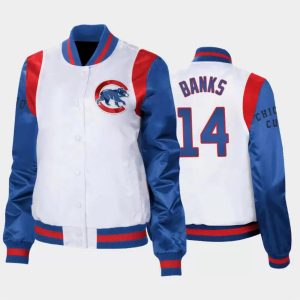 MLB Chicago Cubs Ernie Banks Satin Jacket