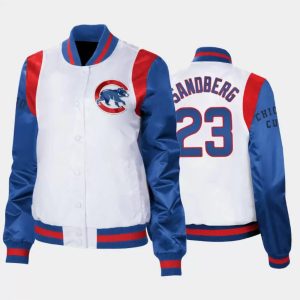 MLB Chicago Cubs Ryne Sandberg Satin Jacket