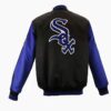 MLB Chicago White Sox Black Satin Jacket