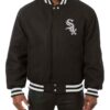MLB Chicago White Sox Black Wool Jacket