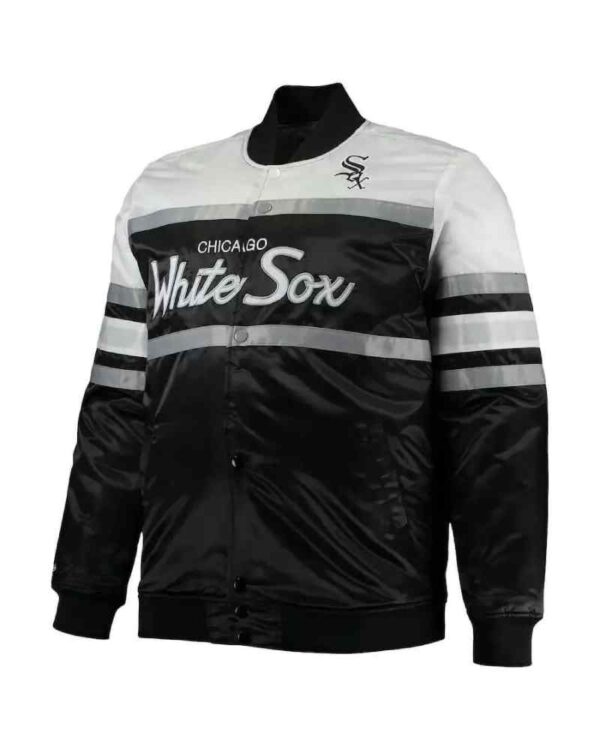 MLB Chicago White Sox Full Snap Satin Jacket