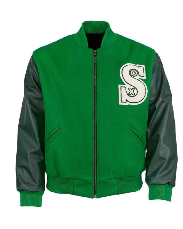 MLB Chicago White Sox Green Varsity Jacket