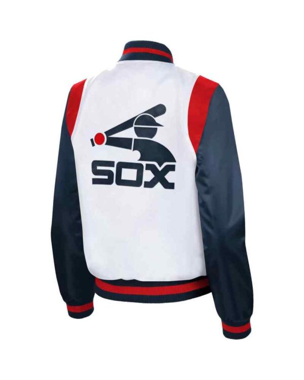 MLB Chicago White Sox Historic Logo Satin Jacket