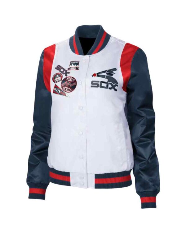 MLB Chicago White Sox Historic Logo Satin Jacket