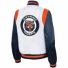 MLB Detroit Tigers Historic Logo Endzone Satin Jacket