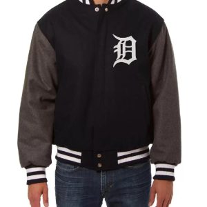 MLB Detroit Tigers Two Tone Varsity Jacket