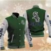 MLB Green Chicago White Sox Baseball Varsity Jacket