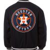 MLB Houston Astros Navy And Gray Wool Jacket