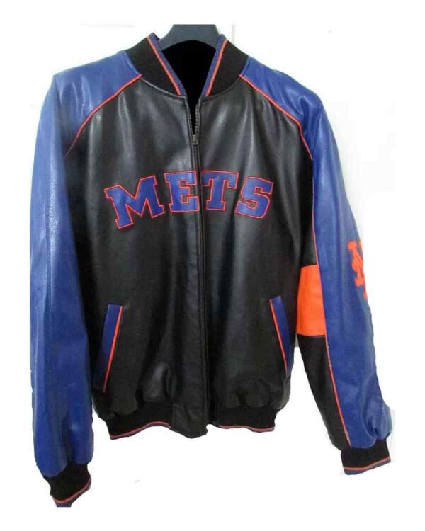 MLB Jeff Hamilton New York Mets Leather Jacket