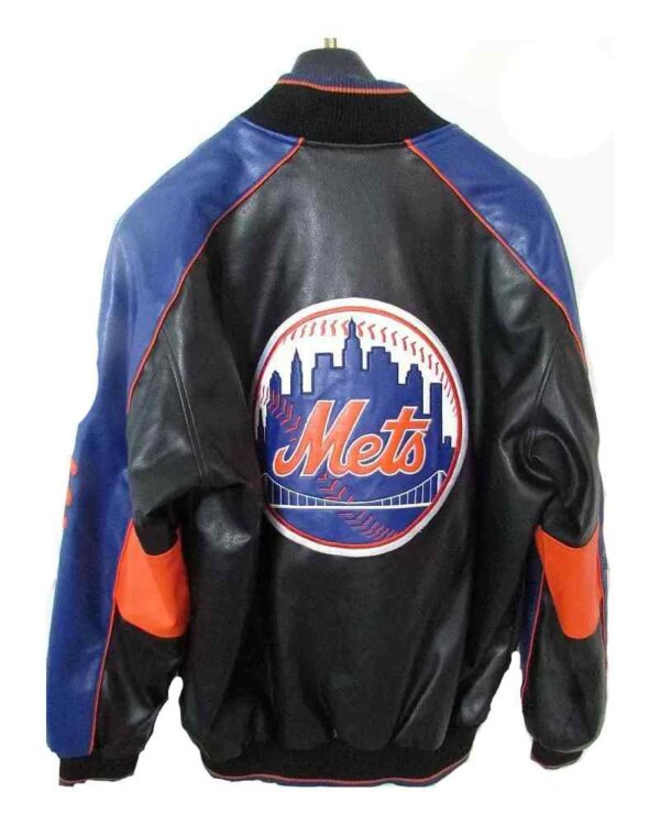 MLB Jeff Hamilton New York Mets Leather Jacket