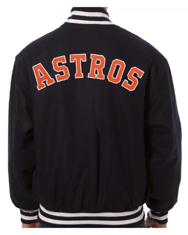 MLB Houston Astros Navy Wool Jacket