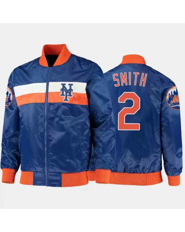 MLB New York Mets Dominic Smith Satin Jacket