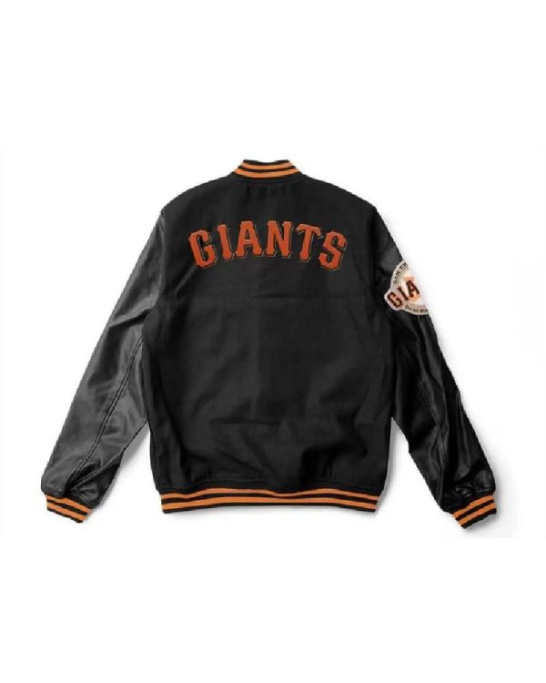 MLB San Francisco Giants Black Varsity Jacket