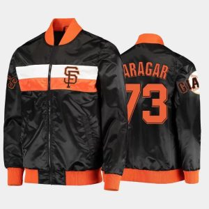 MLB San Francisco Giants Caleb Baragar Satin Jacket