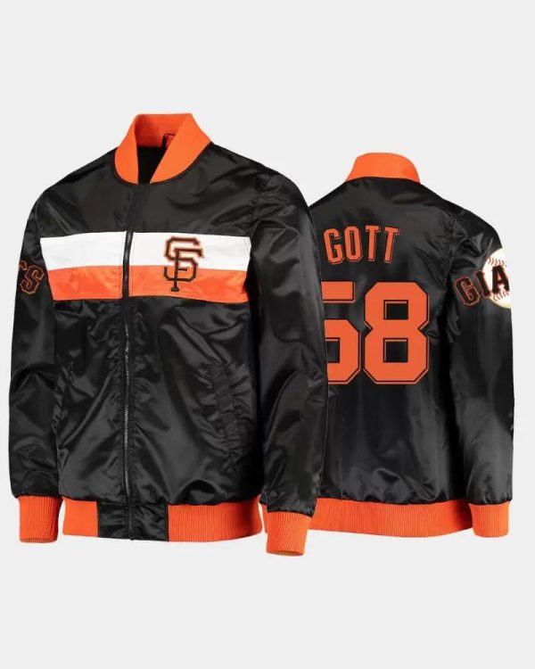 MLB San Francisco Giants Trevor Gott Satin Jacket