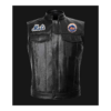 MLB Team Black New York Mets Leather Vest