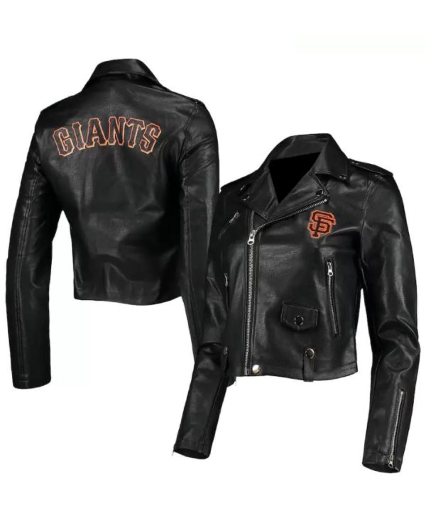 MLB Team Black San Francisco Giants Leather Jacket
