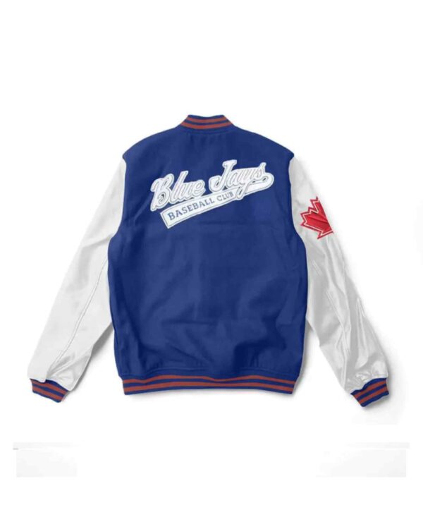 MLB Toronto Blue Jays Wool Leather Jacket