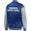 Navy and Gray Toronto Maple Leafs Satin Jacket