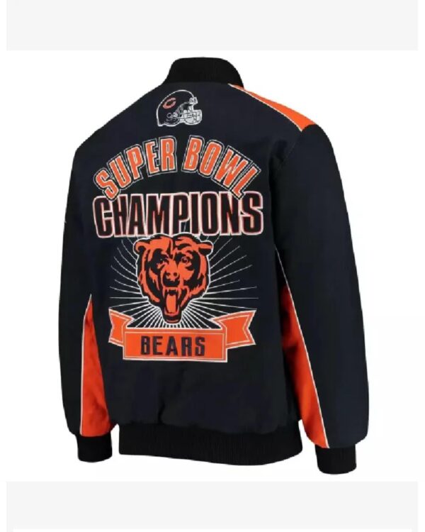 Navy Chicago Bears Super Bowl Champions Jacket