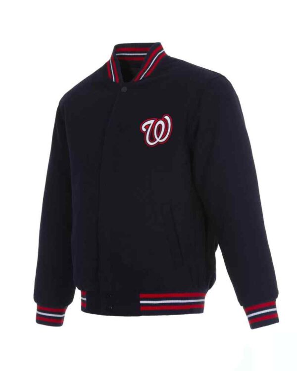 Navy Washington Nationals Wool MLB Jacket