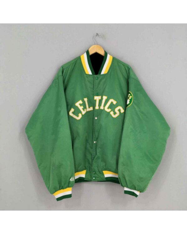 NBA Boston Celtics Bomber Satin Jacket