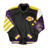 NBA Los Angeles Lakers Jeff Hamilton Leather Jacket
