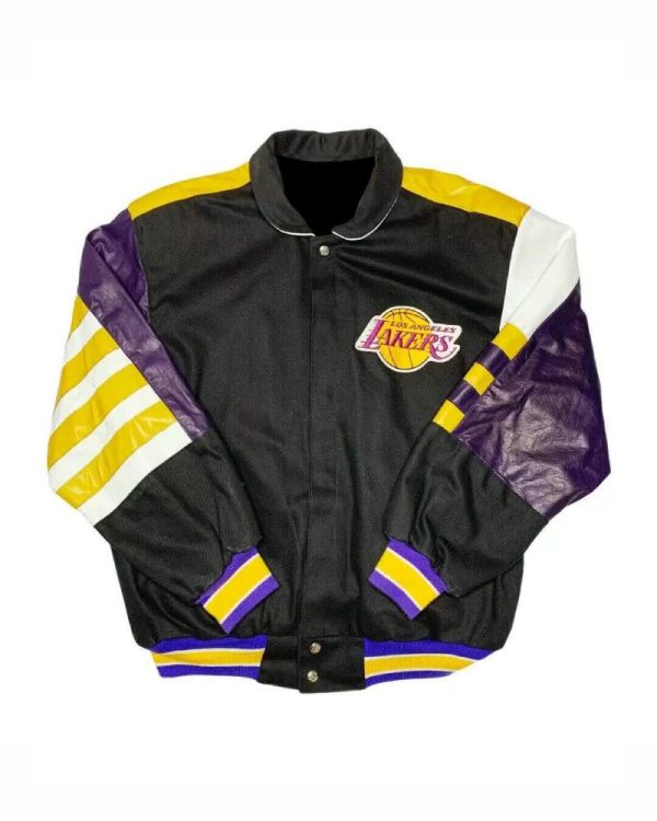 NBA Los Angeles Lakers Jeff Hamilton Leather Jacket