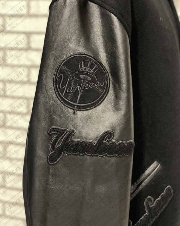 New York Yankees Triple Black Varsity Jacket