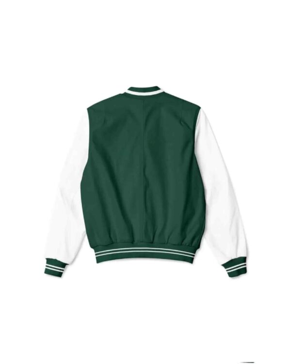 New York Jets NFL Green And White Bomber Jacket