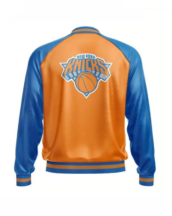 New York Knicks NBA Leather Bomber Jacket