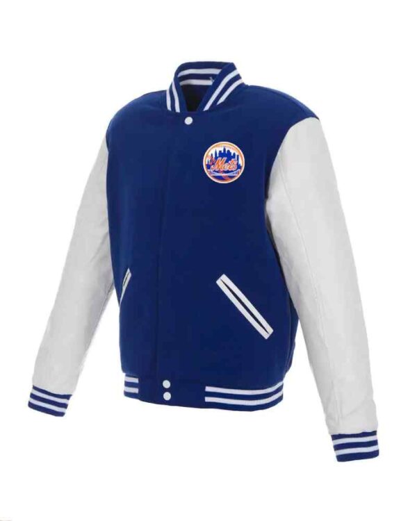 New York Mets Blue Varsity JH Design Jacket