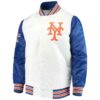New York Mets White The Legend Satin Jacket