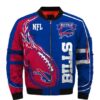 Newest Design 2019 NFL Bomber Jacket Custom Buffalo Bills Jacket Sale