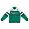 NFL Boston Celtics Green And White Satin Jacket